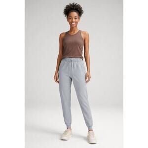 Lululemon Stretch High Rise Jogger Size 6 Gray Full Length Athletic Pants